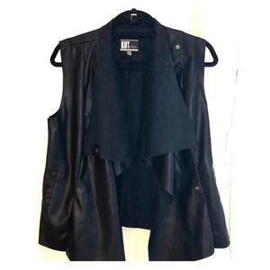 Stitch Fix faux leather and suede vest